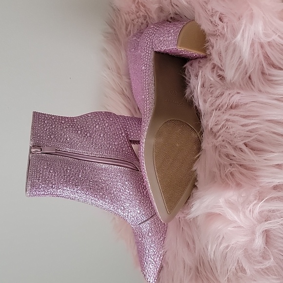 Pink Rhinestone Boots - Picture 3 of 3